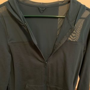 Blue Victoria sport mesh hoody